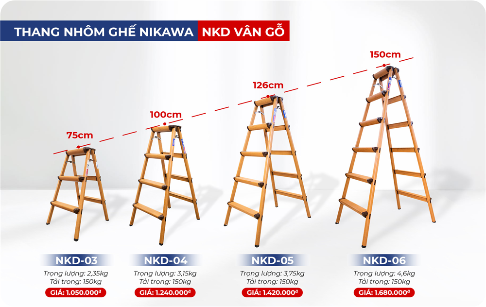 thang nhôm NKD phiên bản mới 