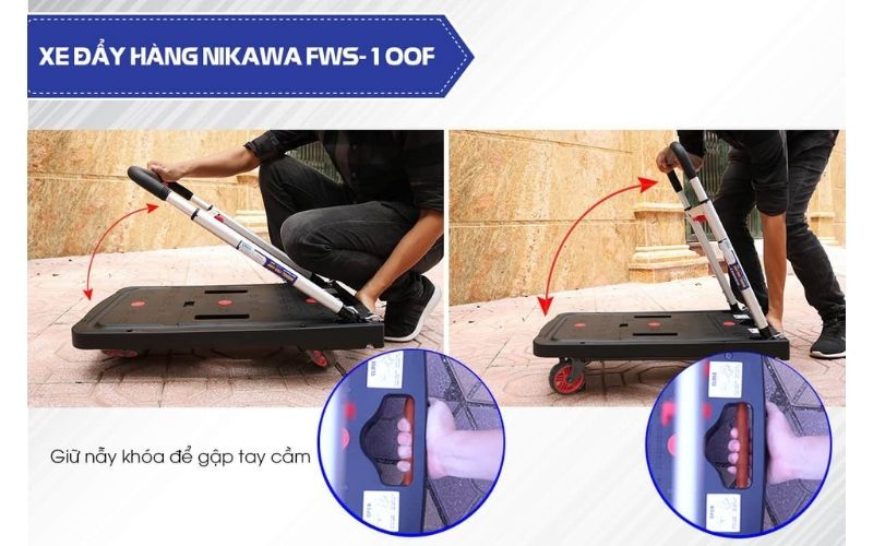 Xe đẩy hàng Nikawa FWS-100F